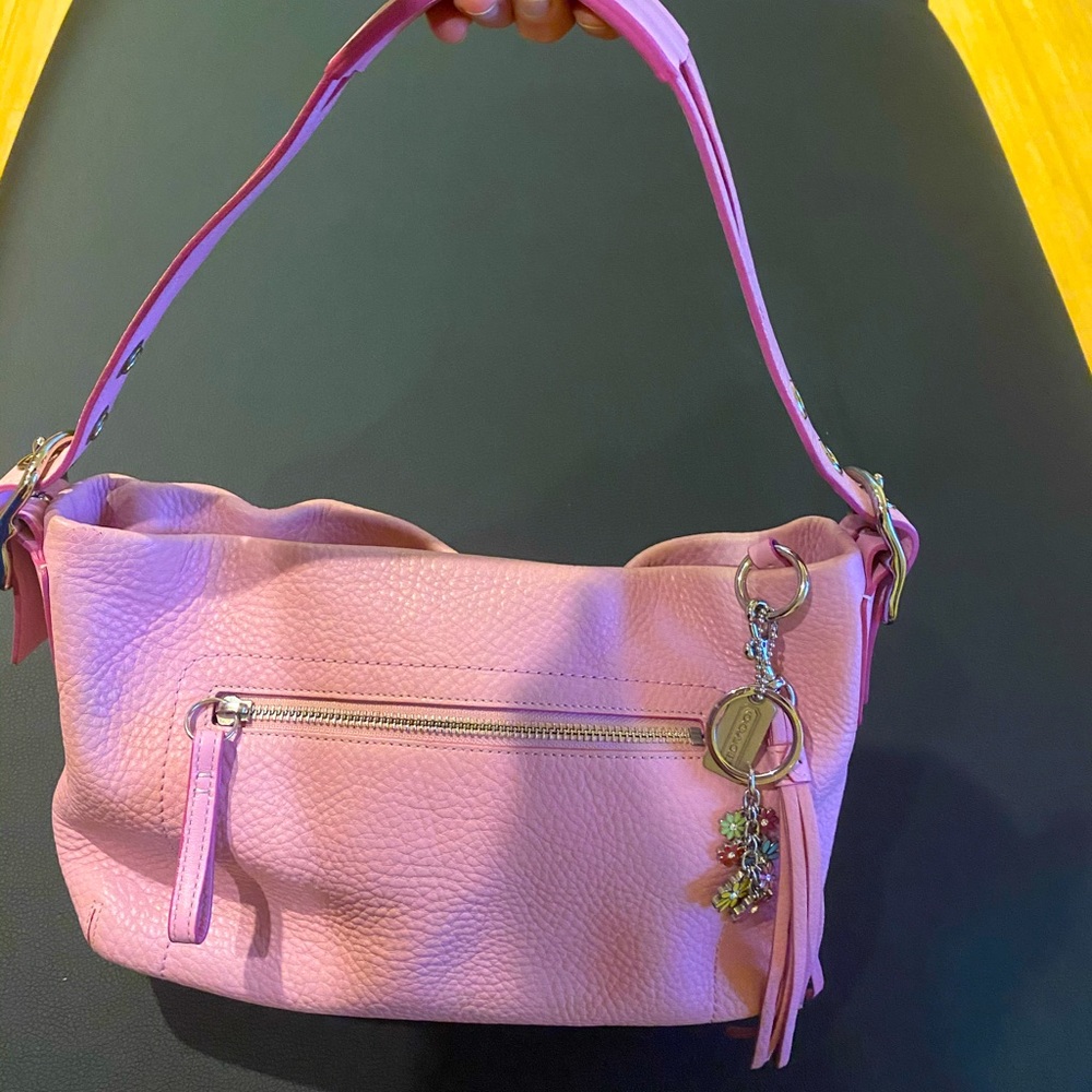 Coach Baby Pink Leather Purse